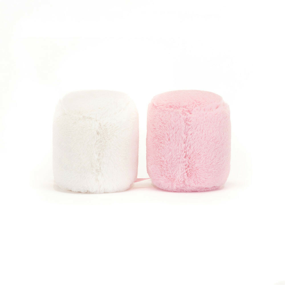 JELLYCAT Amuseables Pink And White Marshmallows 趣味棉花糖公仔