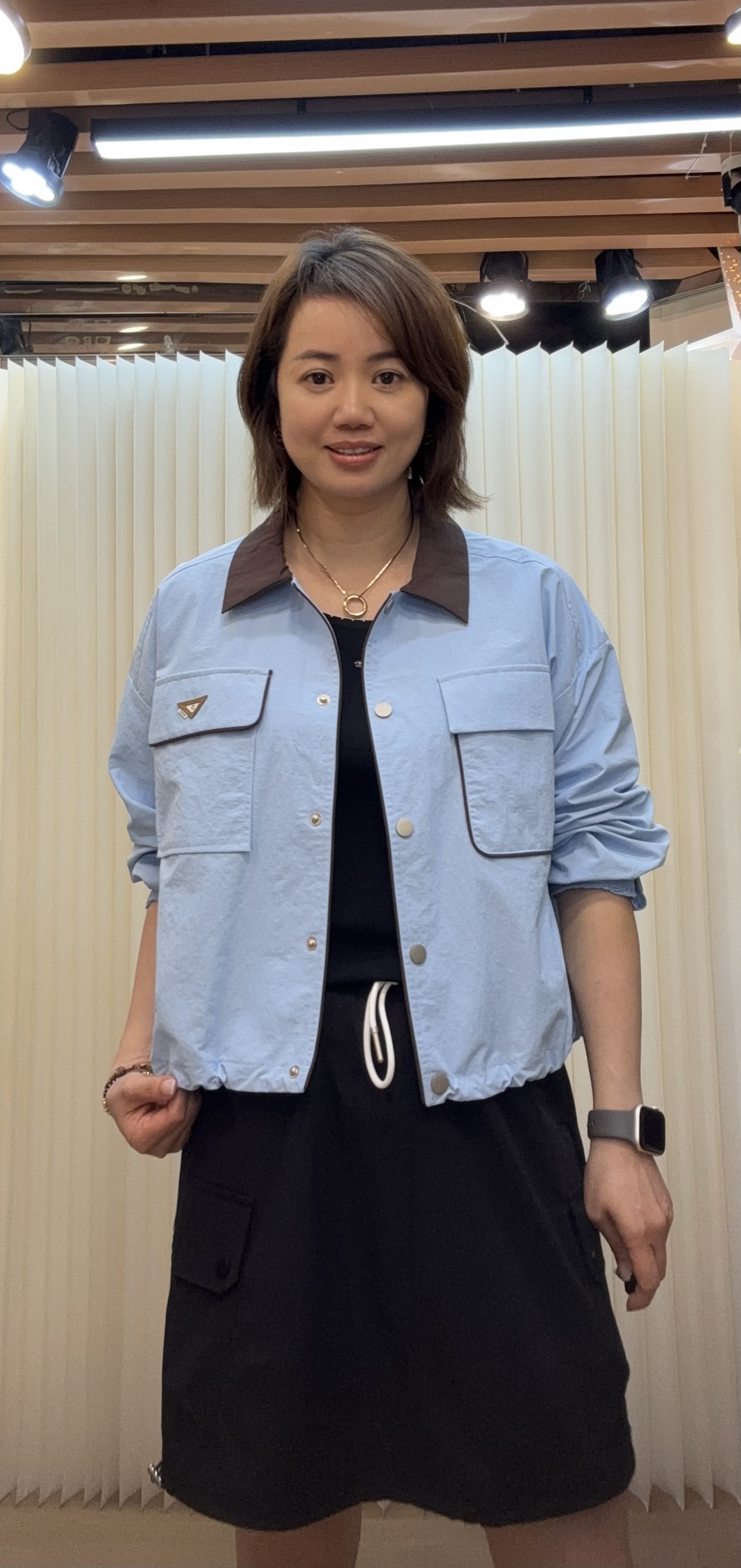 歐洲拼色外套 J004  DK805295