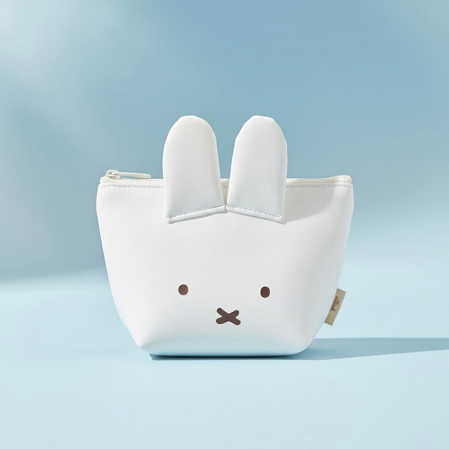 Miffy - 大頭造型小物包 (白色表情款)