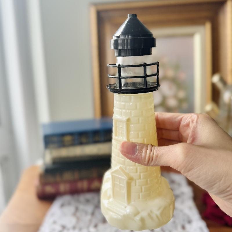 Vintage Avon Lighthouse Men's Cologne Perfume Bottle - Empty Bottle (MT2247)