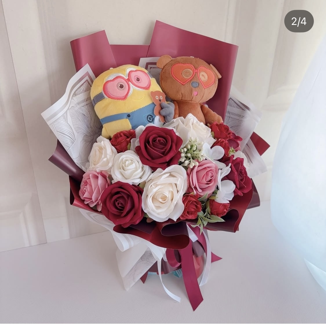 (現貨)Minions花束👏🏻情人節精選