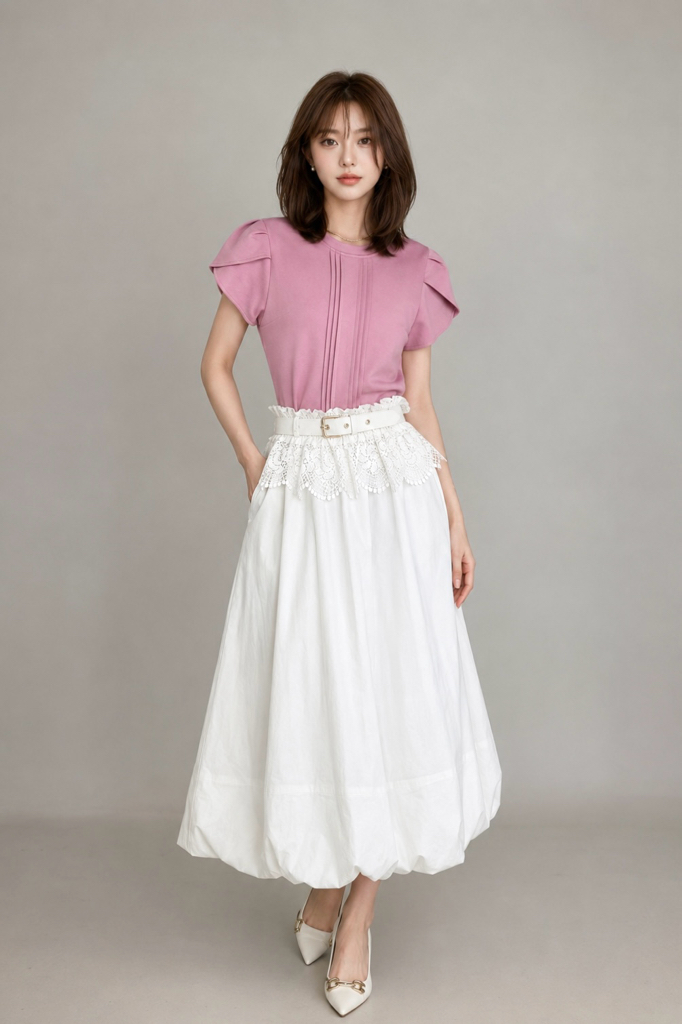 30839-1 Elodie Scarf Detail Blouse