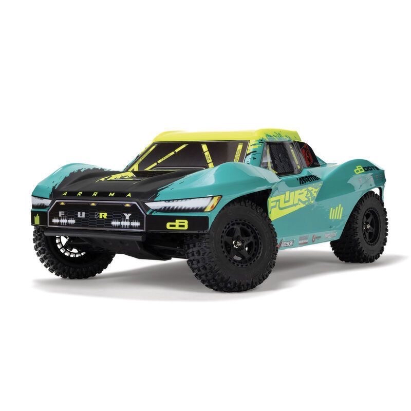 ARRMA FURY狂怒兩驅 1/10遙控電動無刷越野車短卡