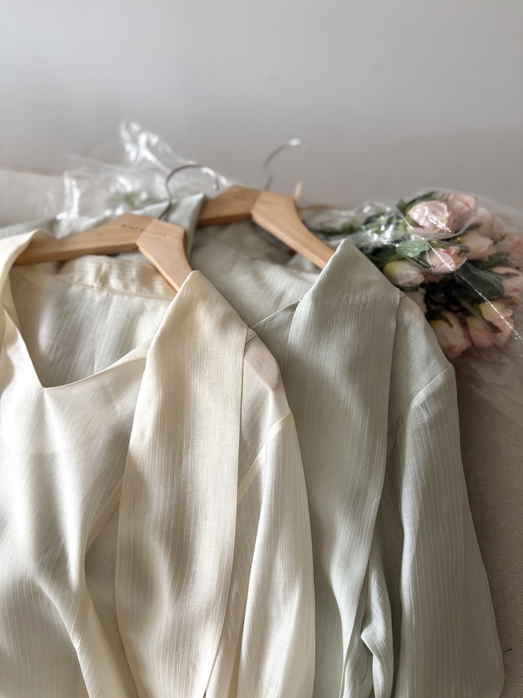 Aurelie Scarf-Tie Blouse (Cream)