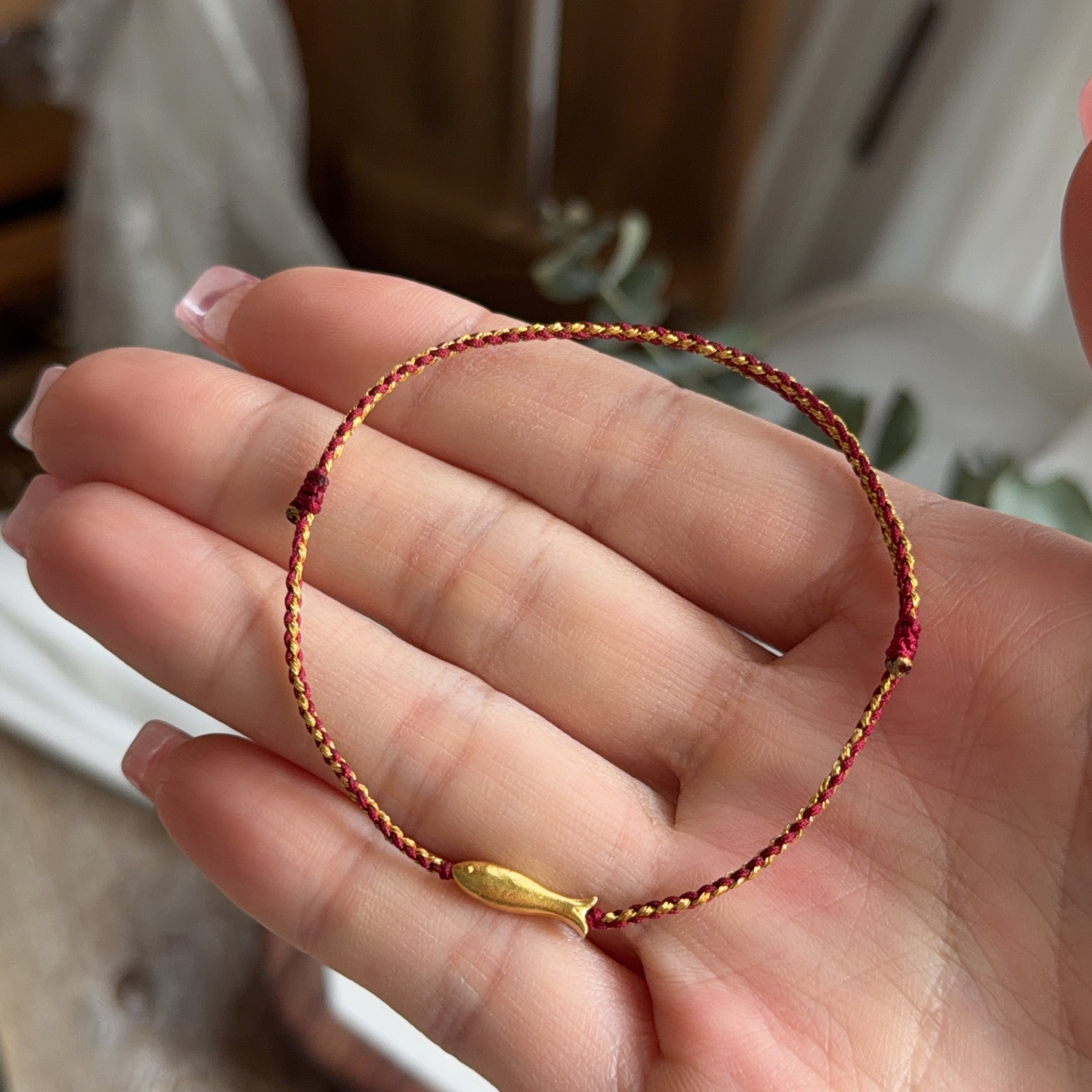 999硬金襯小黃魚襯手绳