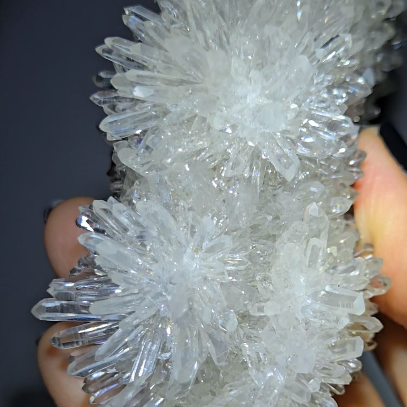 Chrysanthemum needle quartz cluster - CQ476