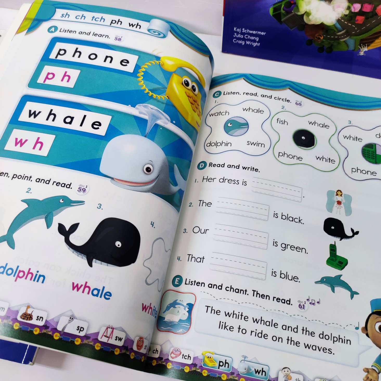 點讀Oxford Phonics World (Level 1-5) 牛津練習本一套10本 自然拼讀phonics字母發音教材  C26