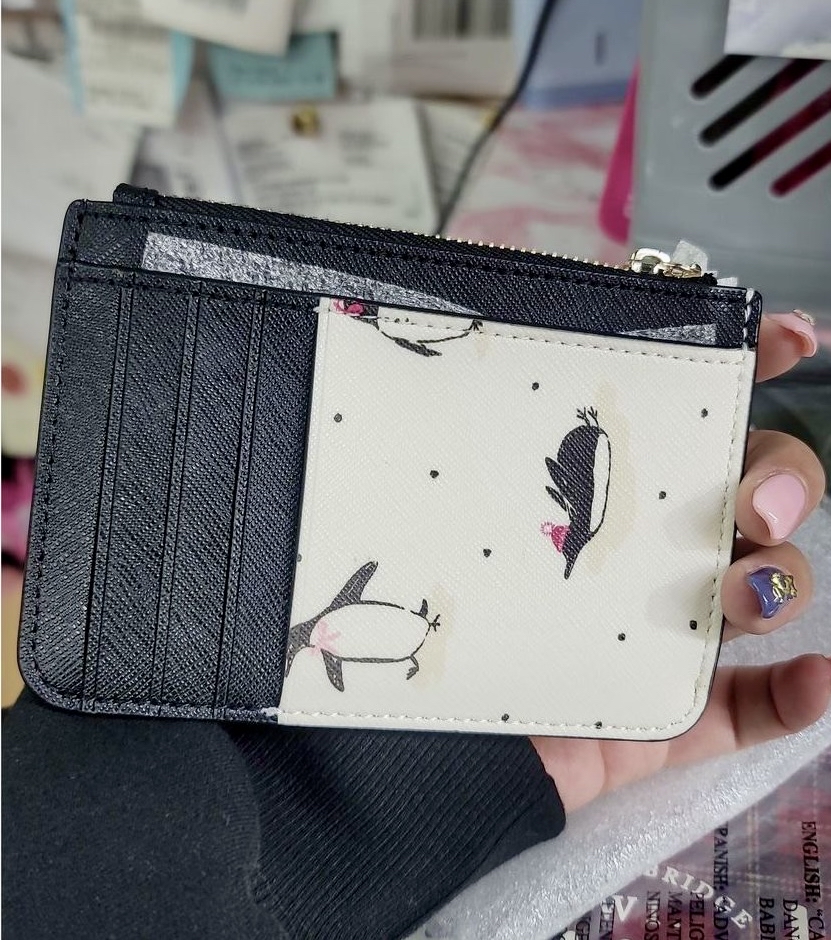 *🇺🇸美國直送Kate Spade企鵝卡套銀包*