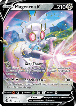 Pokemon TCG Card Game - Magearna V 128/195