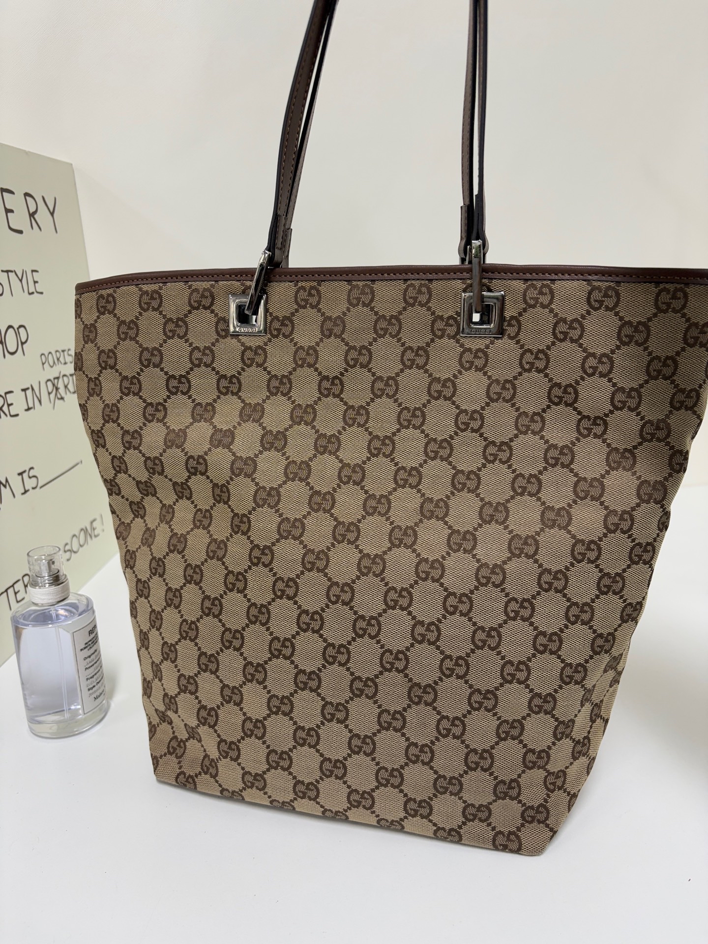 【預訂貨品】Gucci老花帆布tote bag