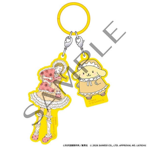 矢澤愛 近所物語 × Sanrio POP UP STORE 2連掛件匙扣 #P-GLG0365 (PRE-ORDER) [2026/11]