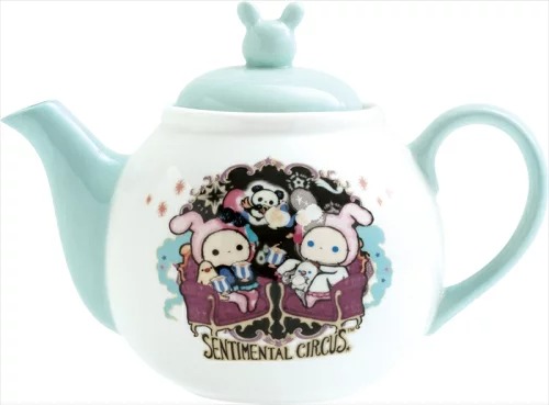 憂傷馬戲團陶瓷茶壺