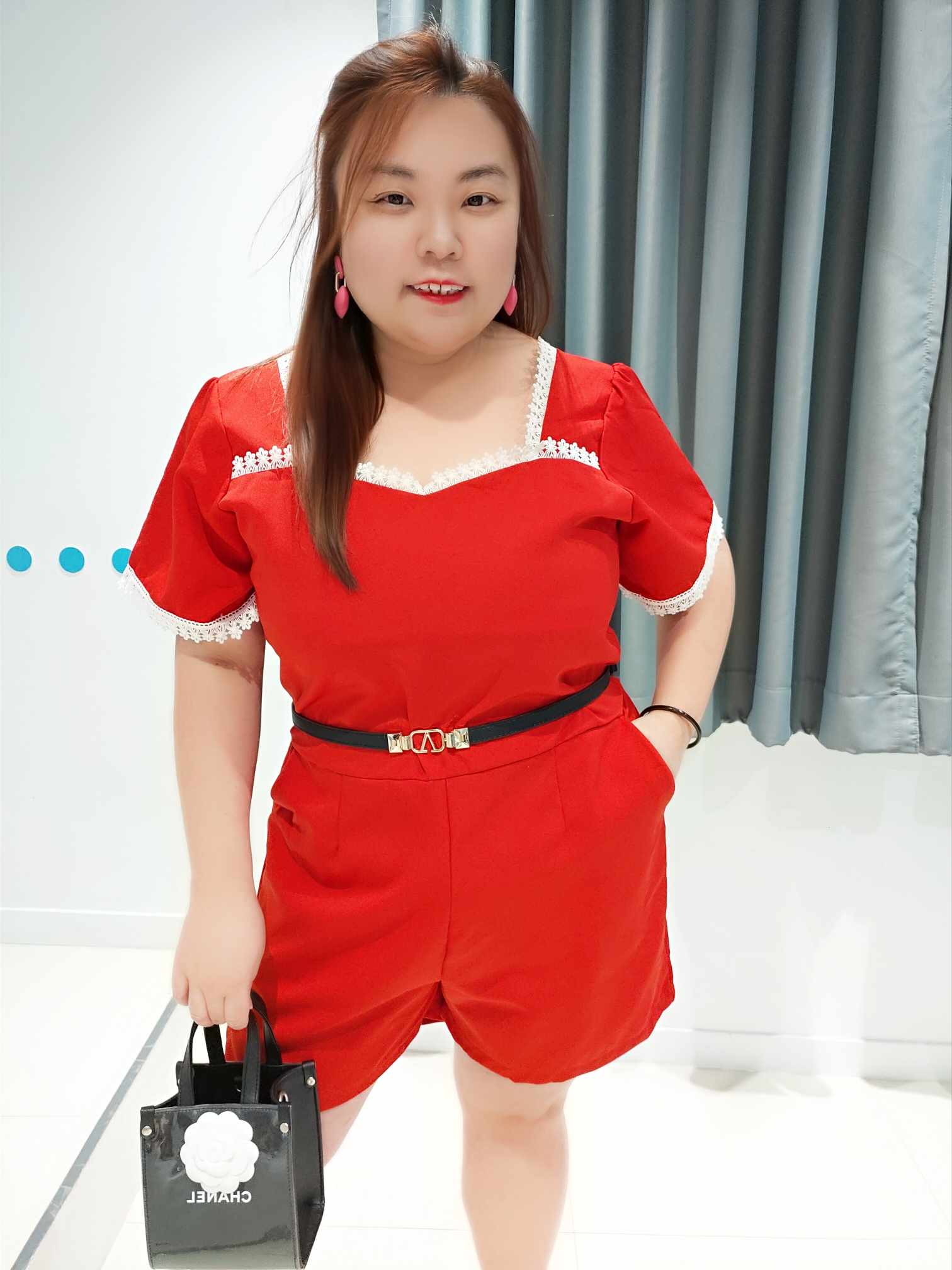 ENA05 TMD10 蕾丝边连体裤