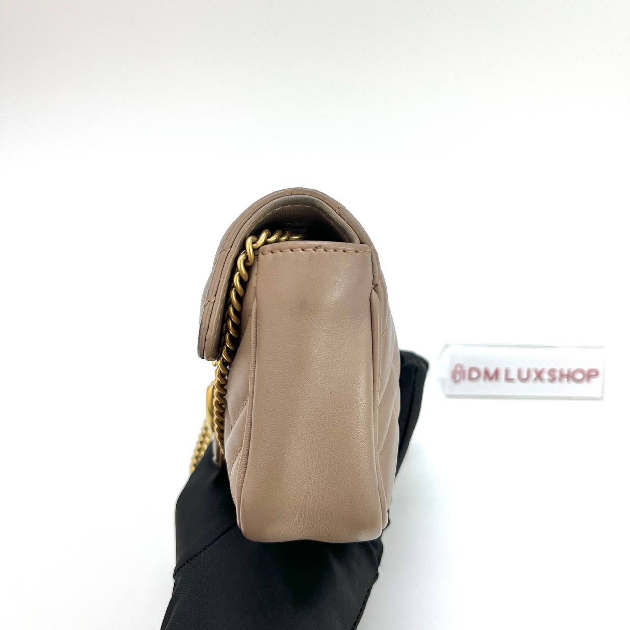 Gucci Beige Marmont Super Mini 