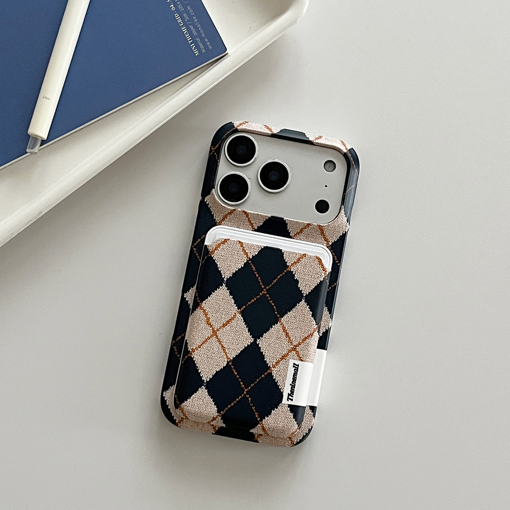 🇰🇷訂購｜THE NINE MALL｜vintage knit argyle  SET  