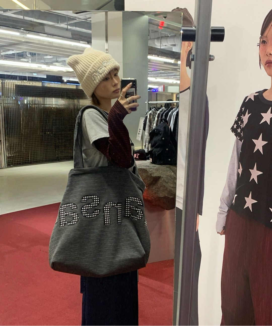 🇰🇷訂購｜tansanmagnesium｜Carbonated logo shopper bag