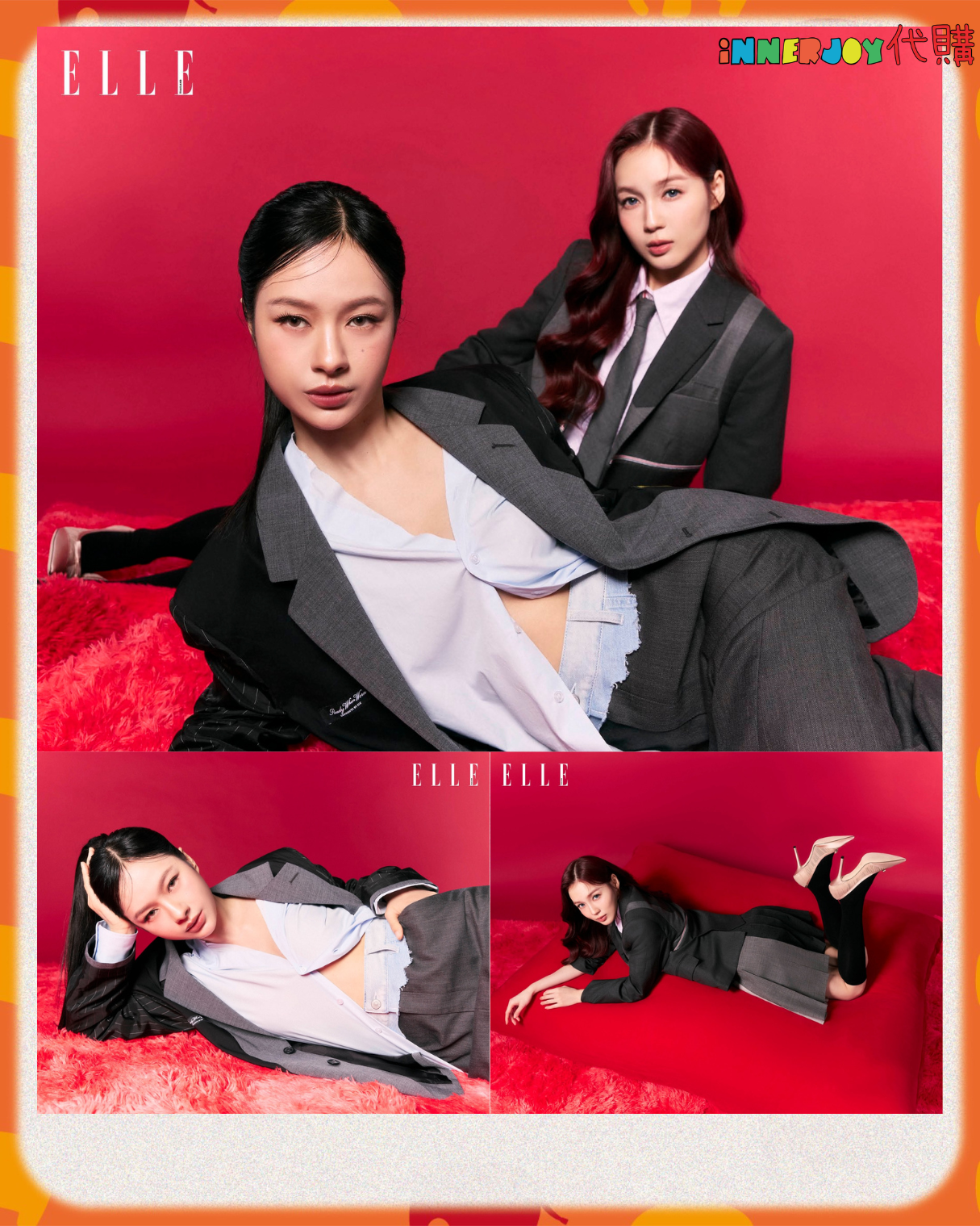 預購 (售完即止) | NamtanFilm MilkLove ViewMim - Elle Thailand 內頁 GirlRules 4月號  Issue Apr 雜誌