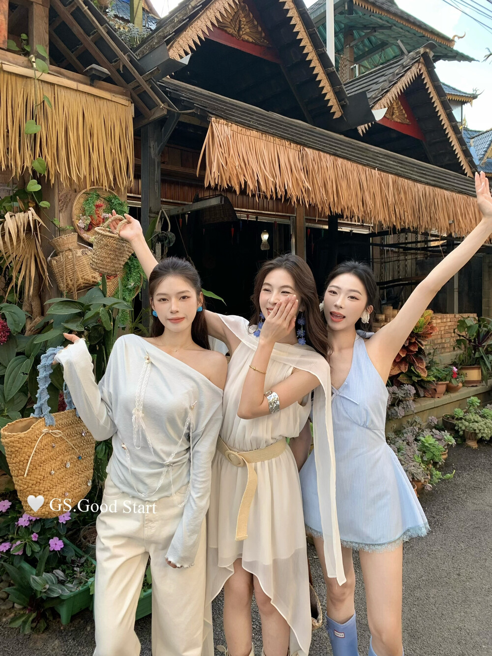 4573 GS START "IRIS DRESS鸢尾花少女短裙"