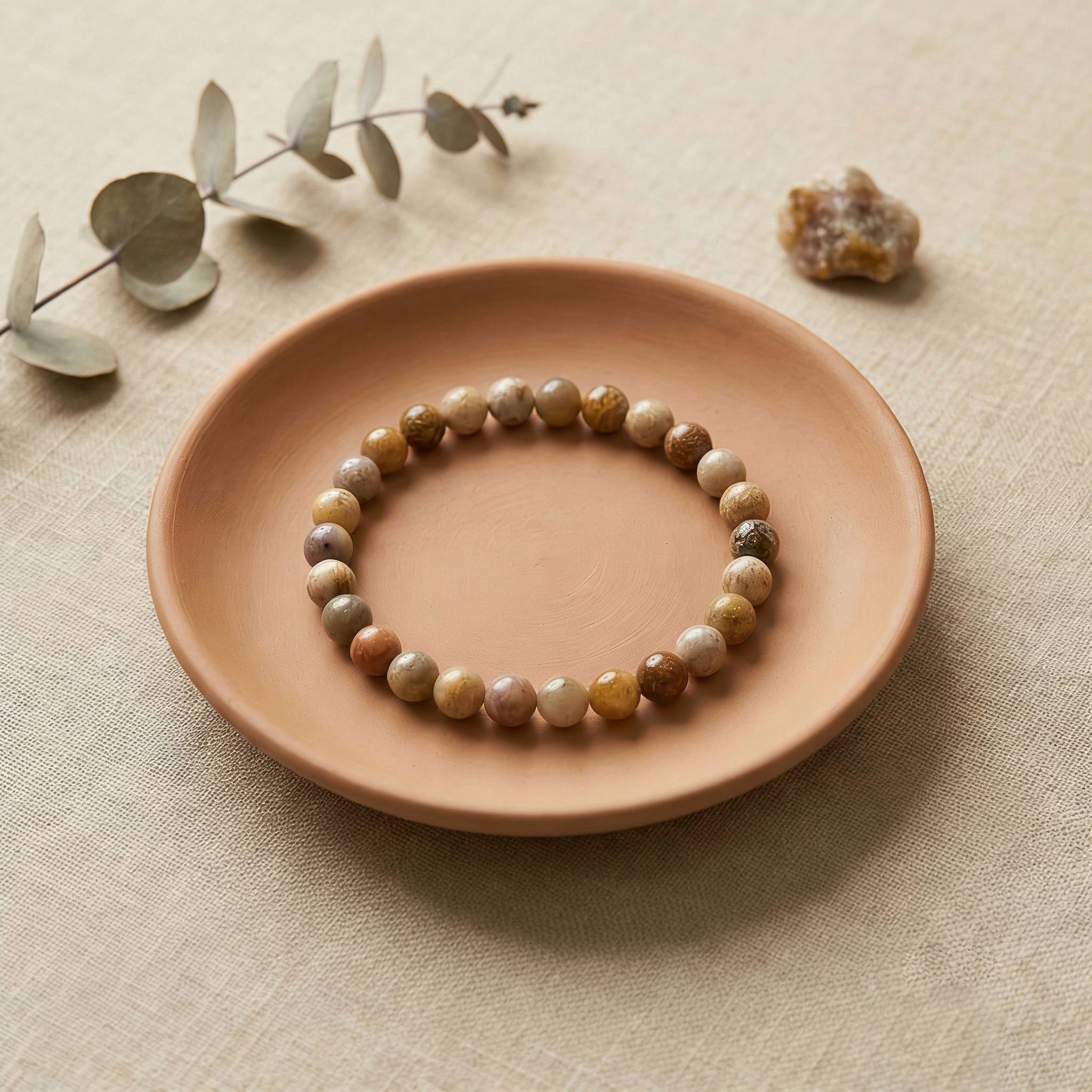 Coral Jade Bracelet