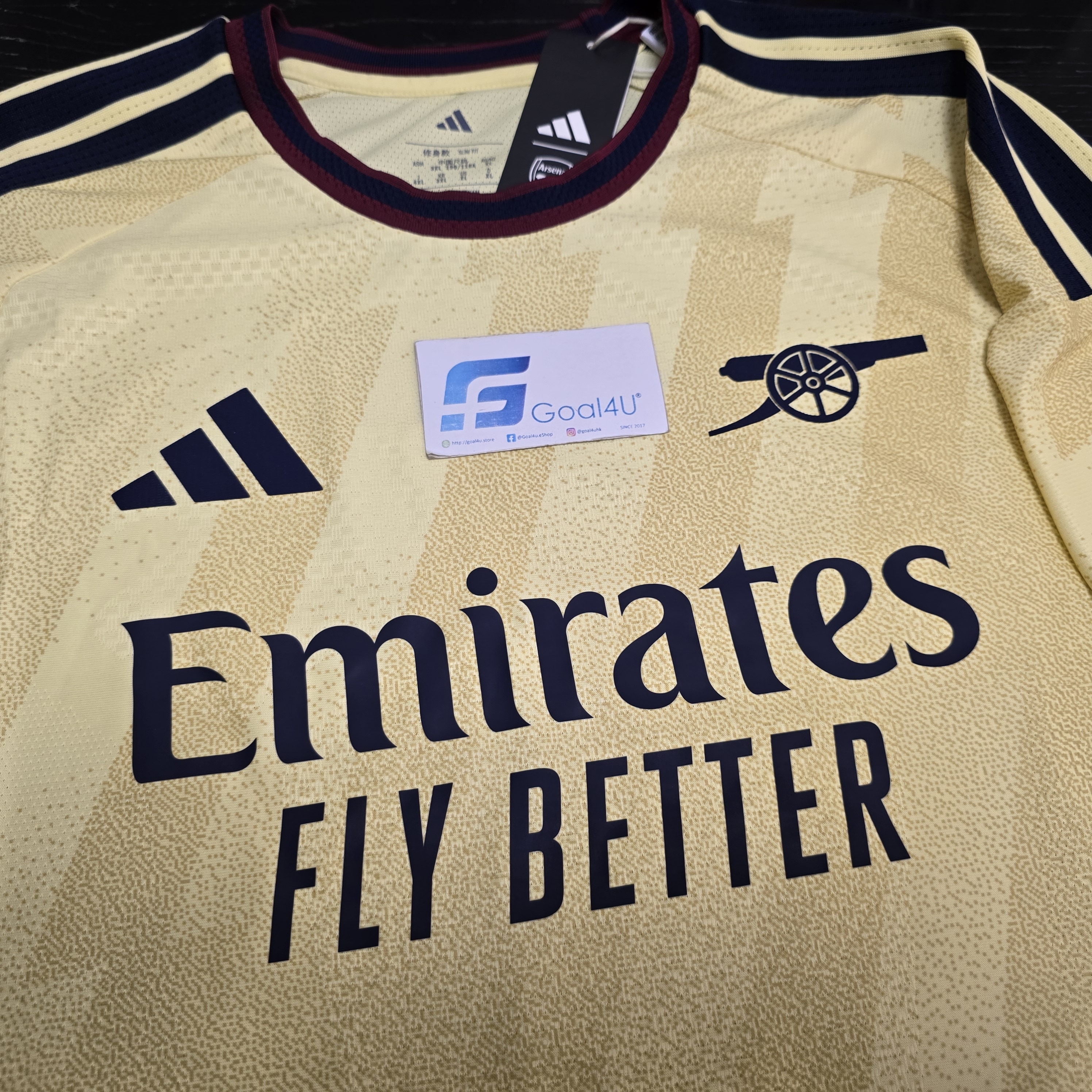 Adidas Arsenal 阿仙奴 2026-27 三客 Authentic 球員版球衣 (可加印字章) KQ6511