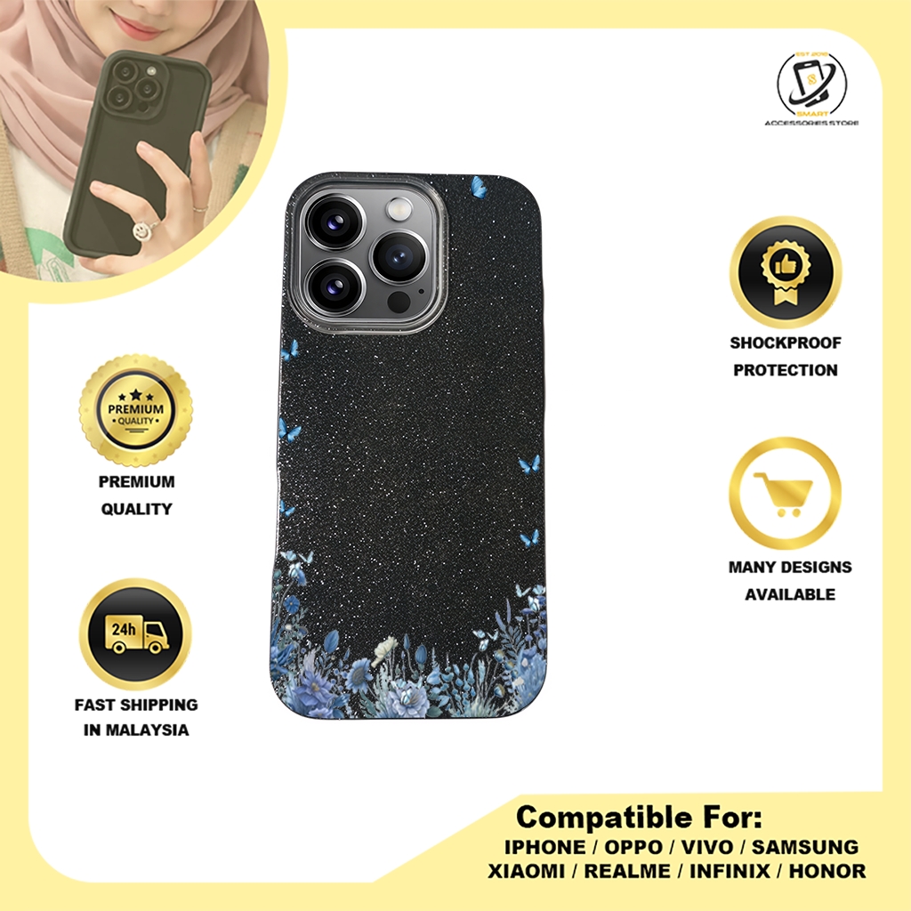 BLING CASE PHONE FOR IPHONE - DESIGN BUTTERFLY C