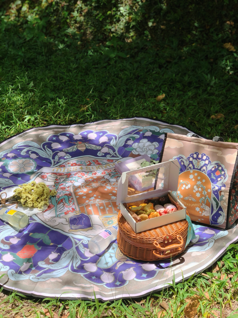 Miss Summer {Magic circle} 野餐墊 + 保冷袋