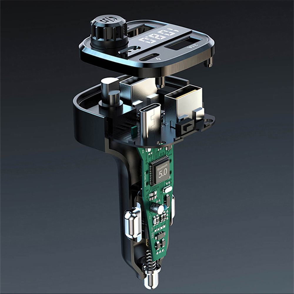 車載多功能手機充電器 藍牙MP3音樂播放器 FM發射器 PD25W快充 UB0246