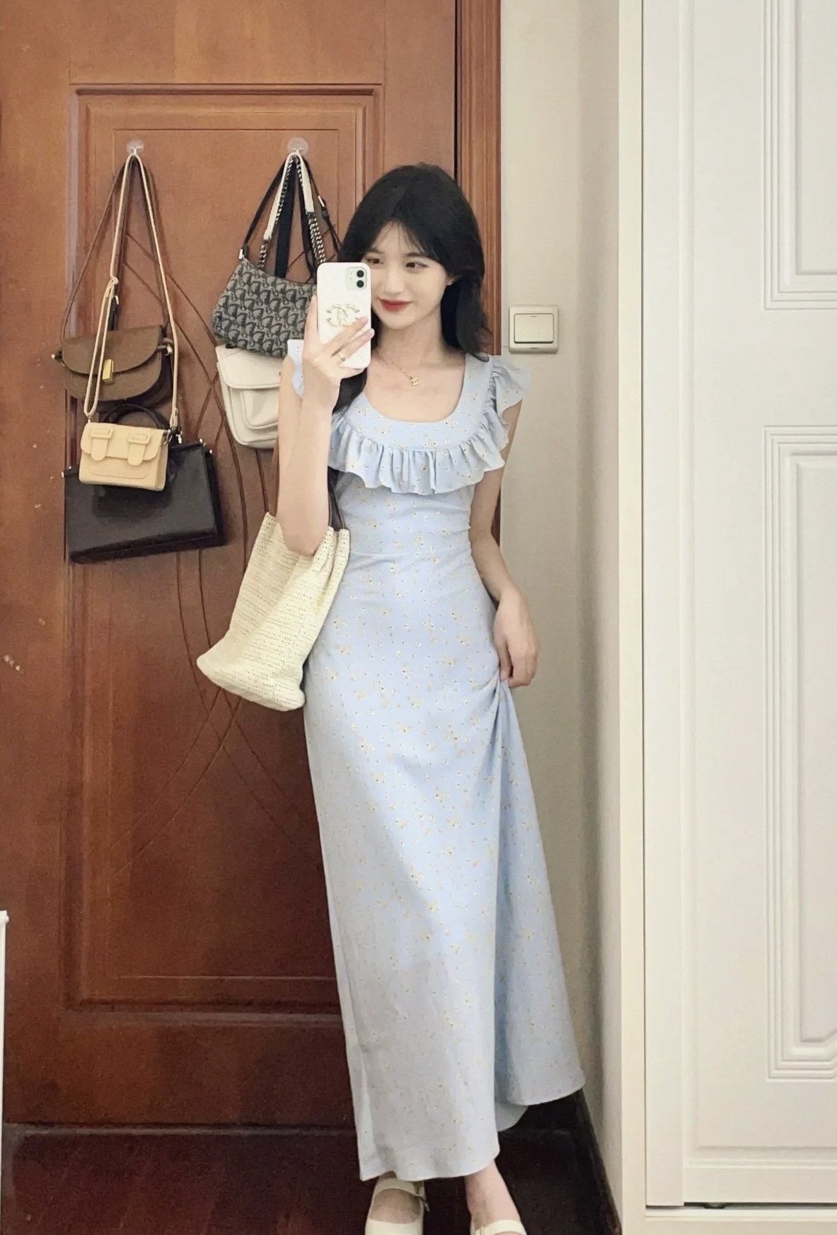 DR288法式碎花连衣裙