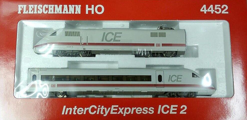 Germany High Speed Train: Inter-City-Express ICE2 Fleischmann 4452 Twin Cab set DCC Sound