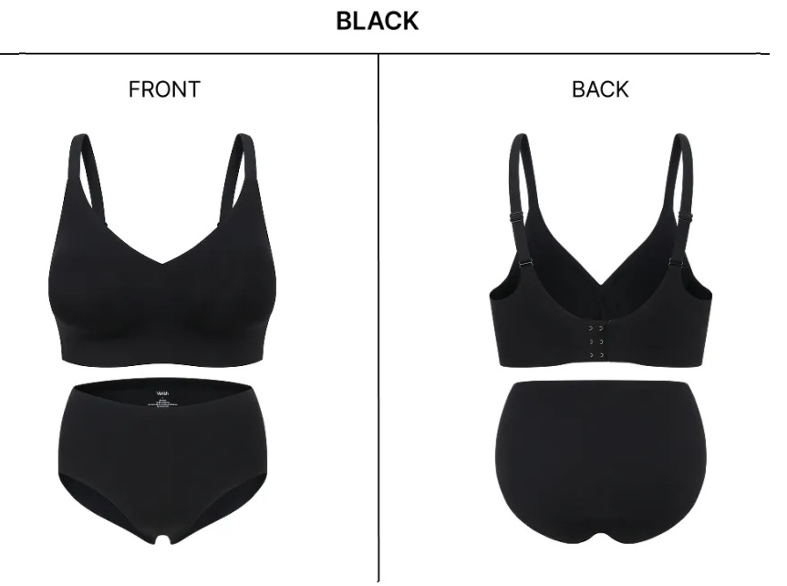 韓國 VERISH Cool Fit Bra Volume Fit Max & Panty Set 涼爽胸圍豐滿剪裁套裝