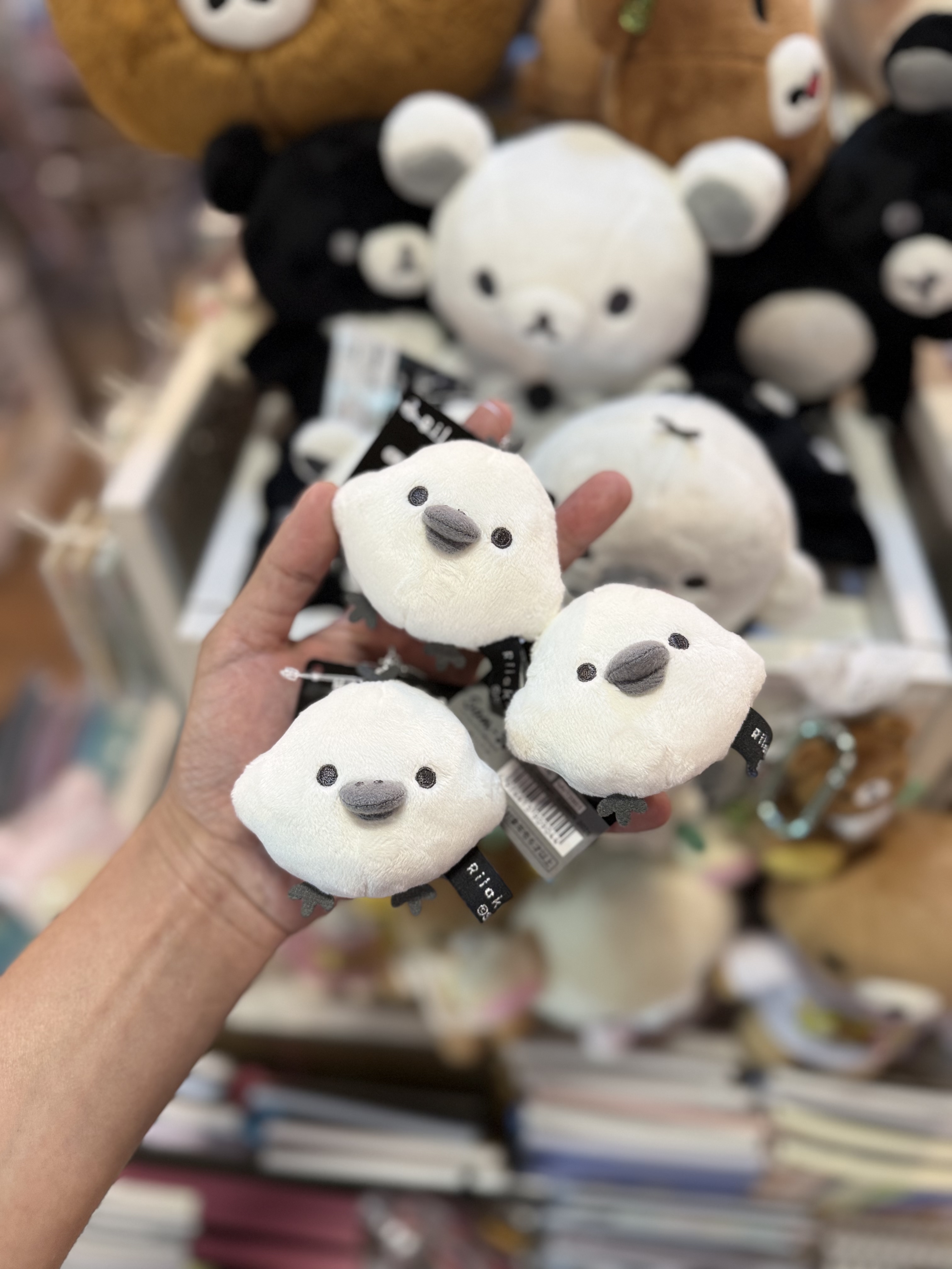 《現貨》全新黑白造型白色小雞掛飾