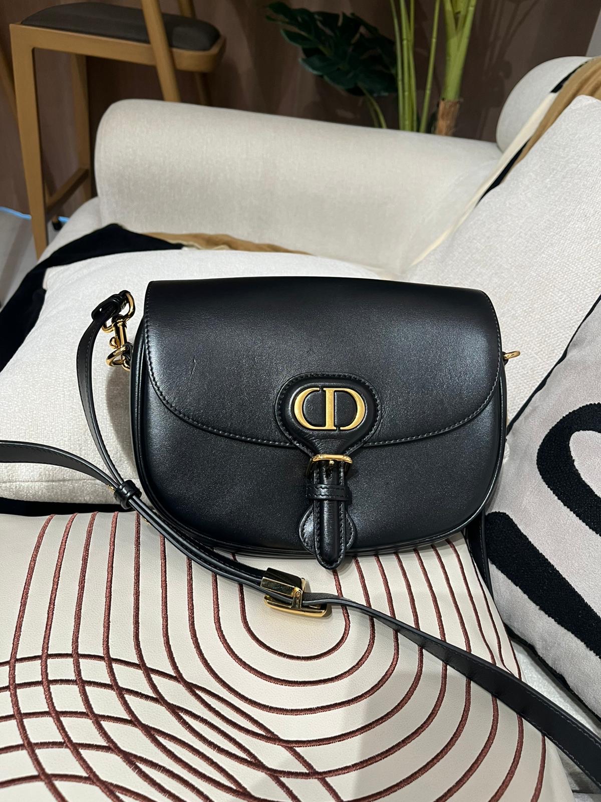 Dior Bobby medium calfskin 黑金 100%Authentic , 95%new