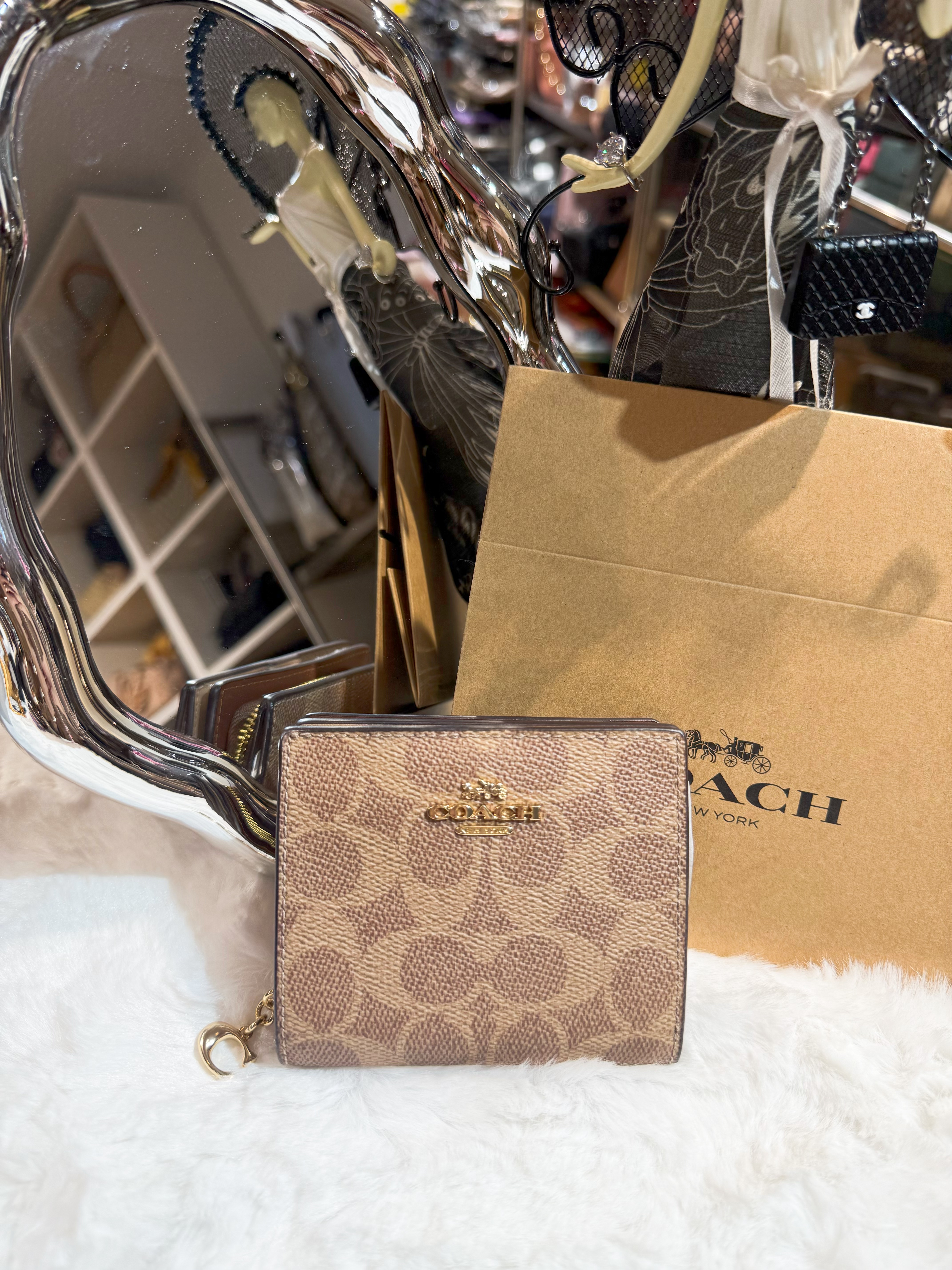 Coach Snap wallet Logo/m