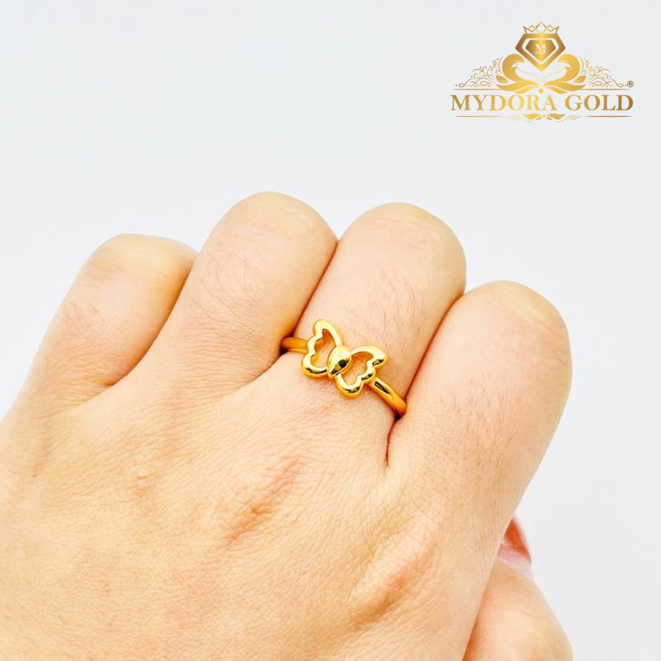 MYDORA Cincin Butterfly Bingkai (5G) l EMAS 916/22K
