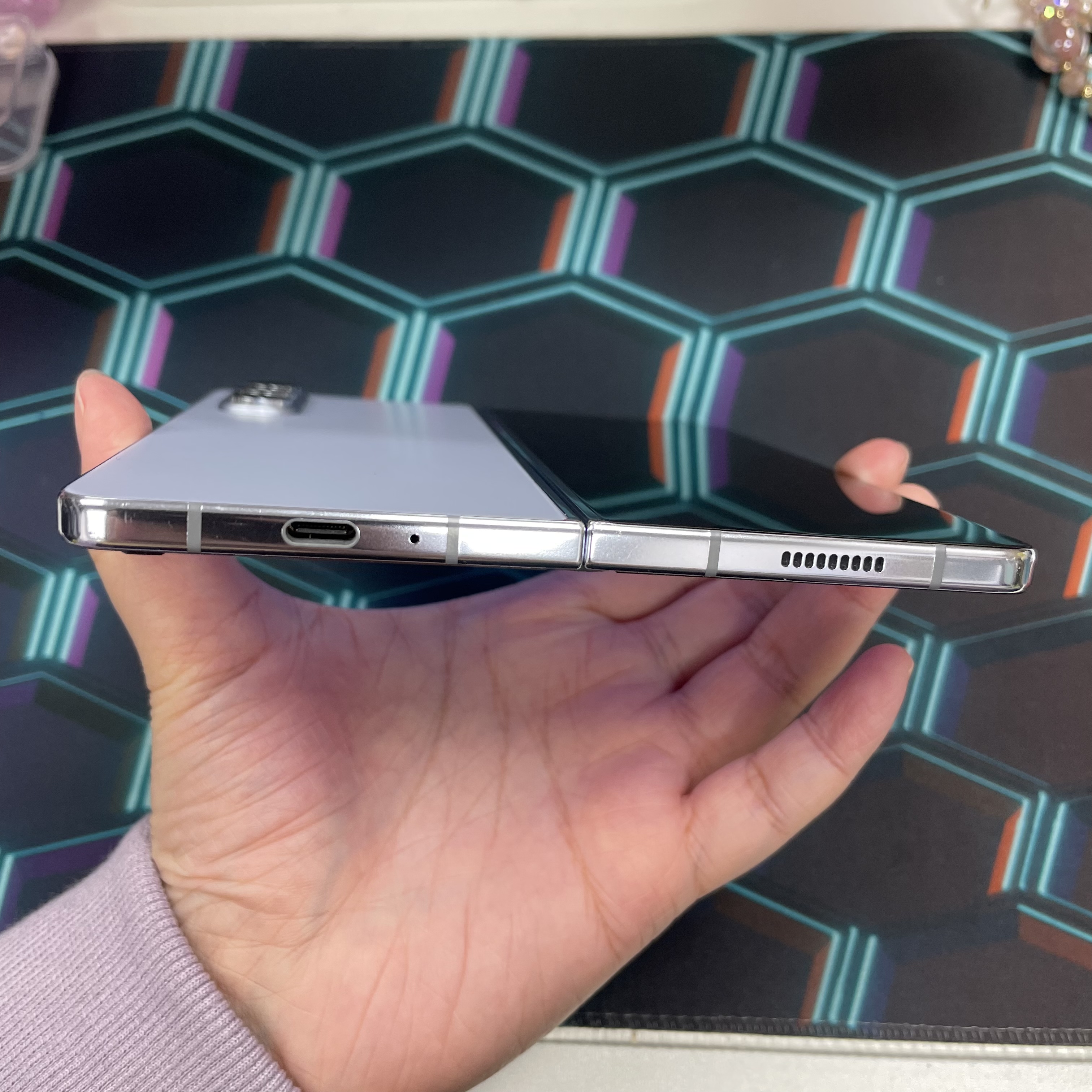 *5816B Galaxy Z Fold 5 超靚機 12+512GB 藍色 blue