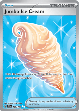 Pokemon TCG Chaos Rising - Jumbo Ice Cream-109/086