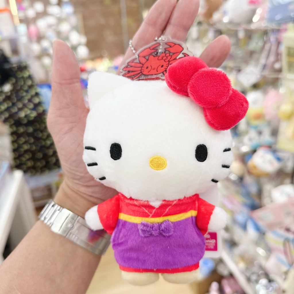 日本限定版Hello Kitty廚師造型公仔掛飾
