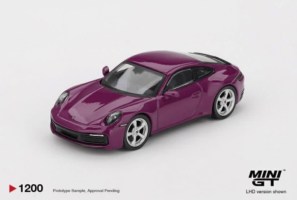 (預訂 Pre Order) Mini GT  ( MGTS0021) Porsche 911 (992.1) Rubystone Red Set