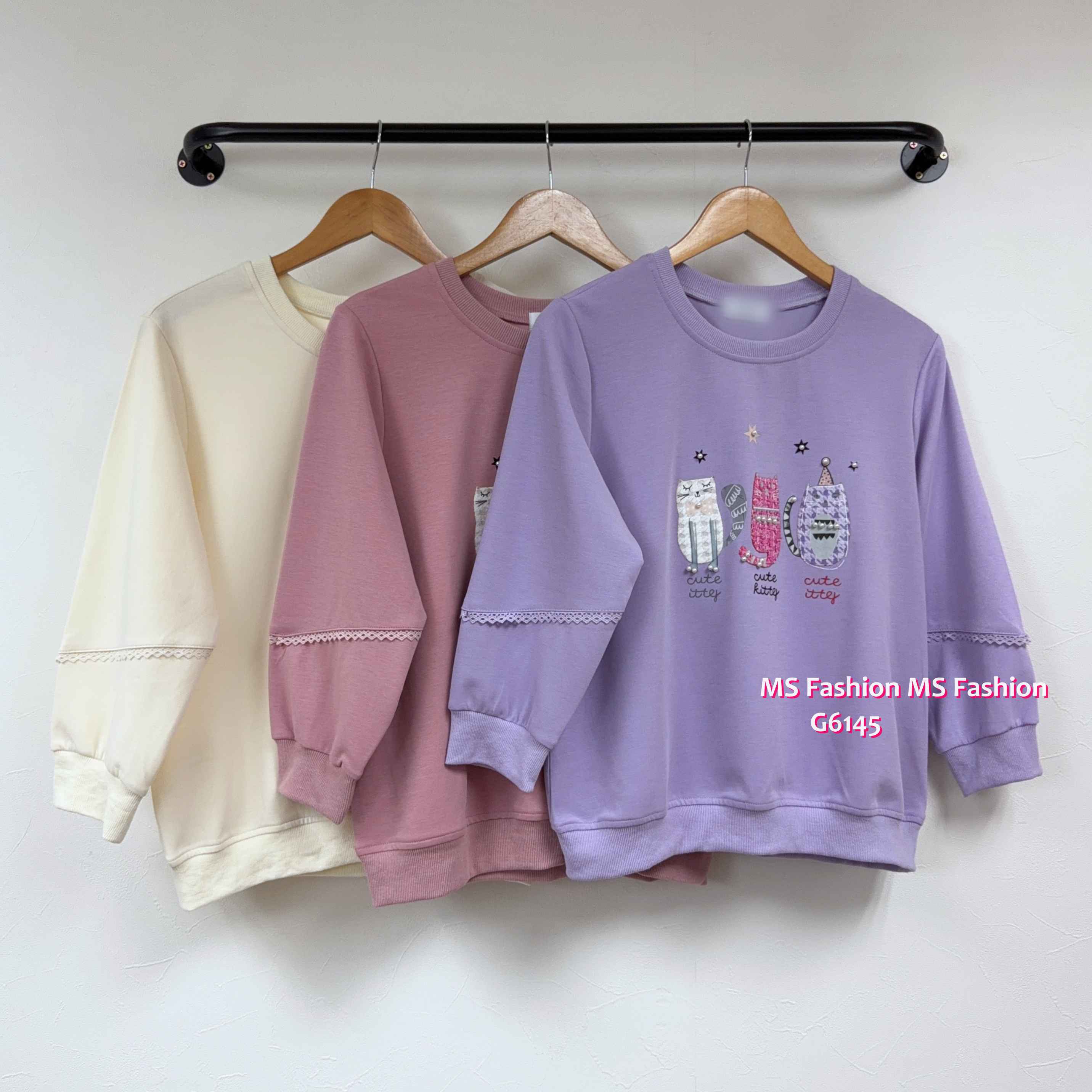 G6145 韓國🇰🇷可愛貓咪top