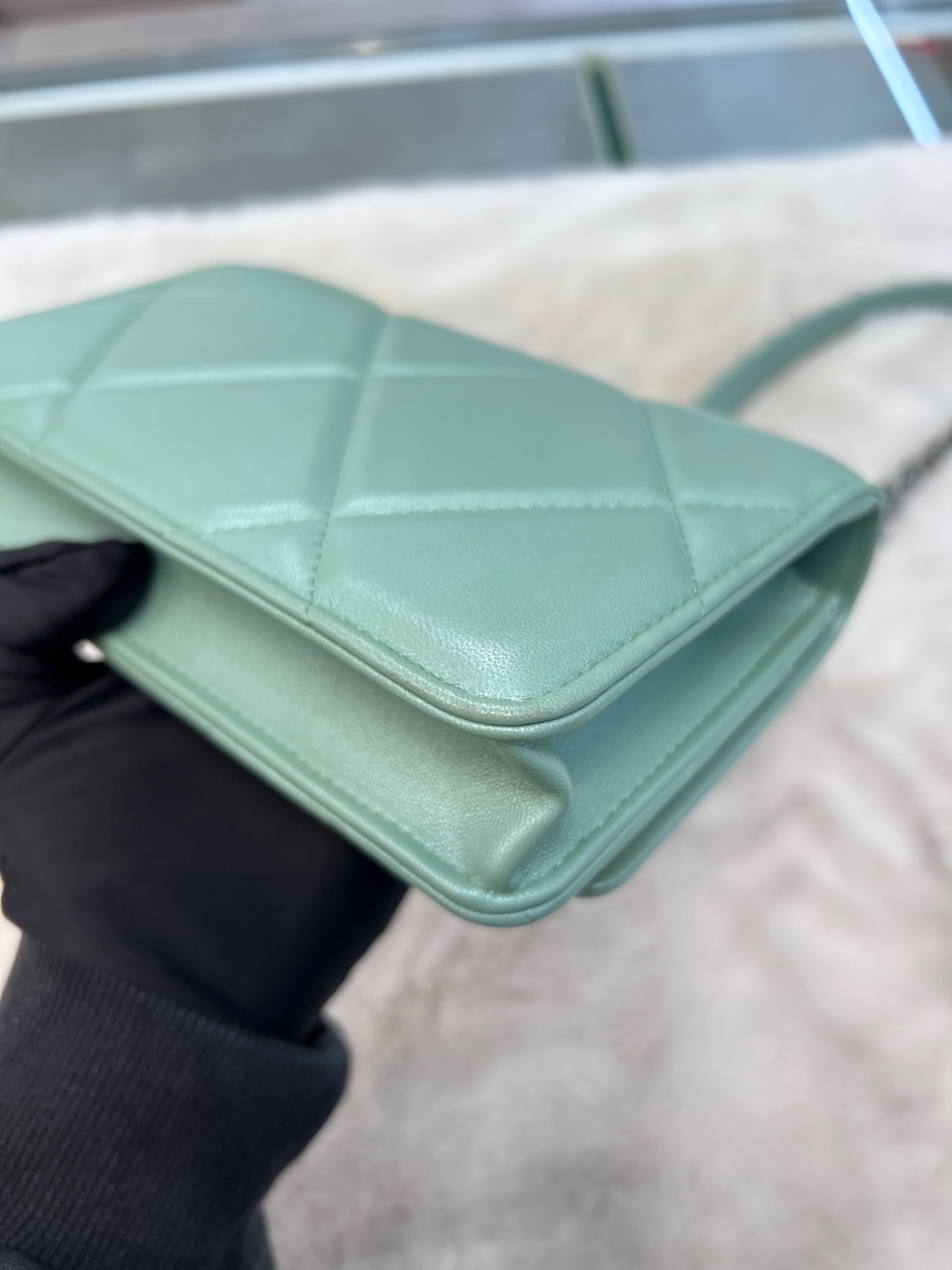 【預訂貨品】芯片款🪪 Chanel薄荷綠woc