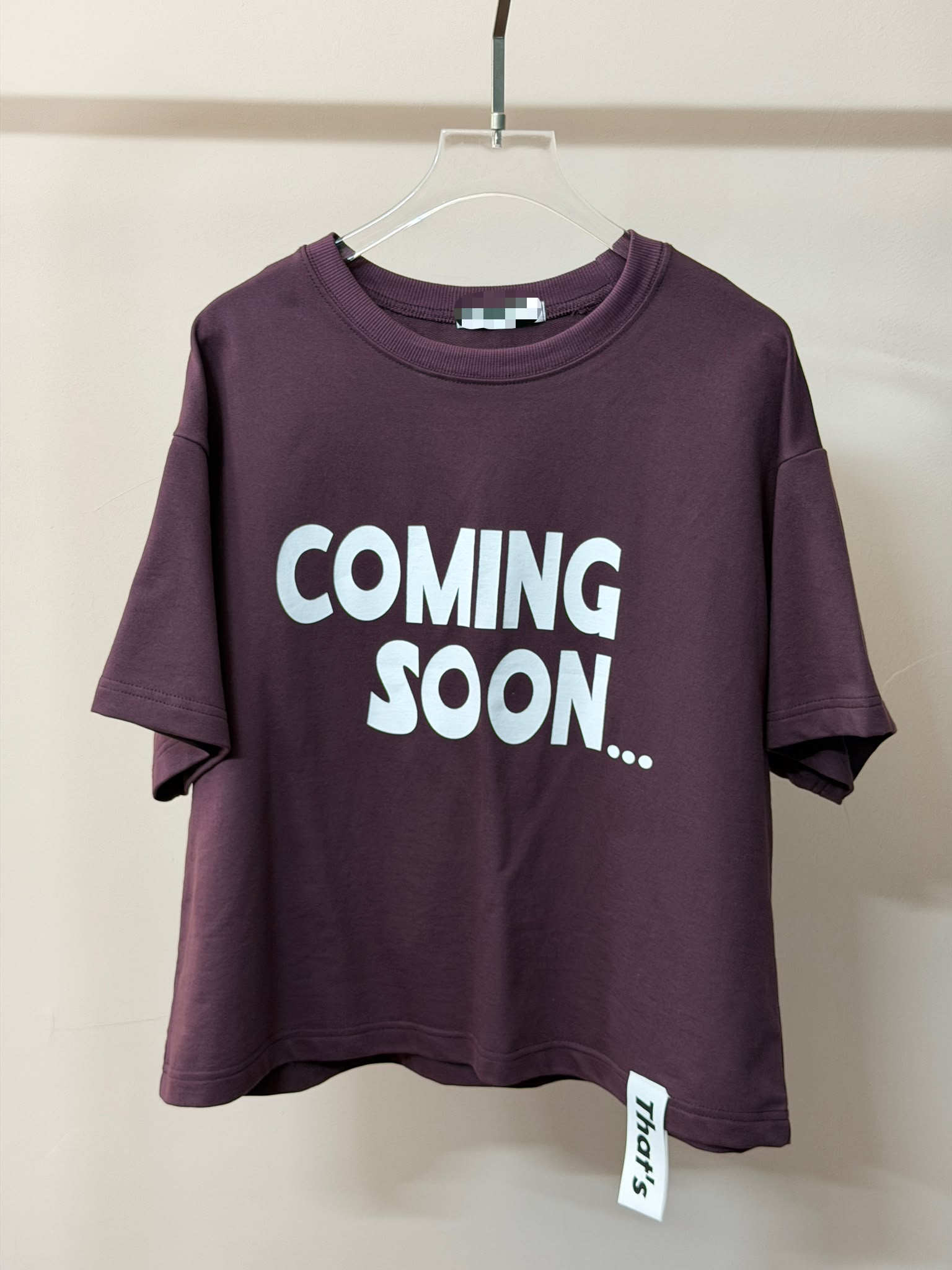 Coming Soon休閒短袖T