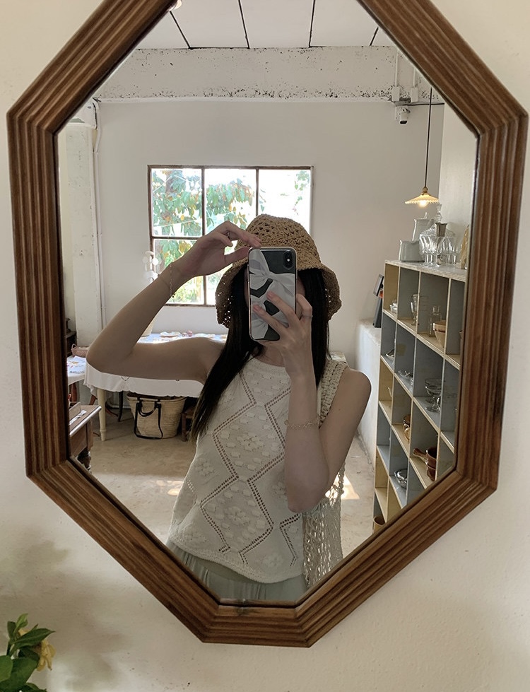 4394 针织挂脖上衣