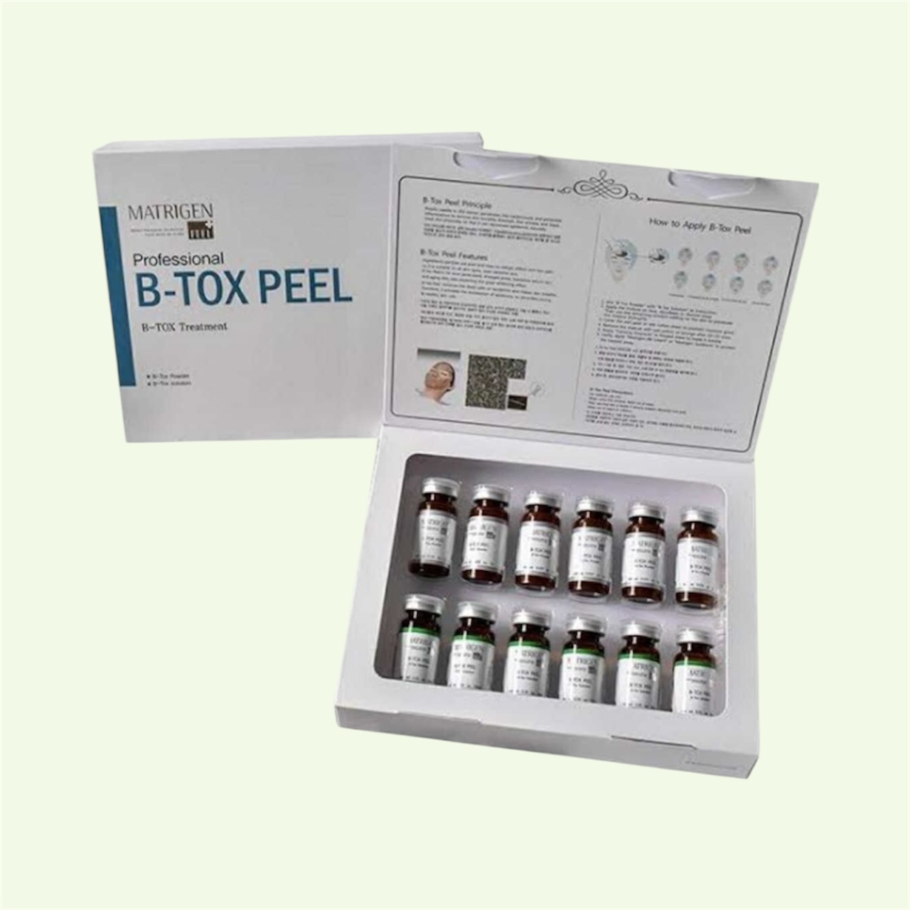 韓國Matrigen B-Tox Peel 生物矽針 專業美容院療程使用套裝1盒6套