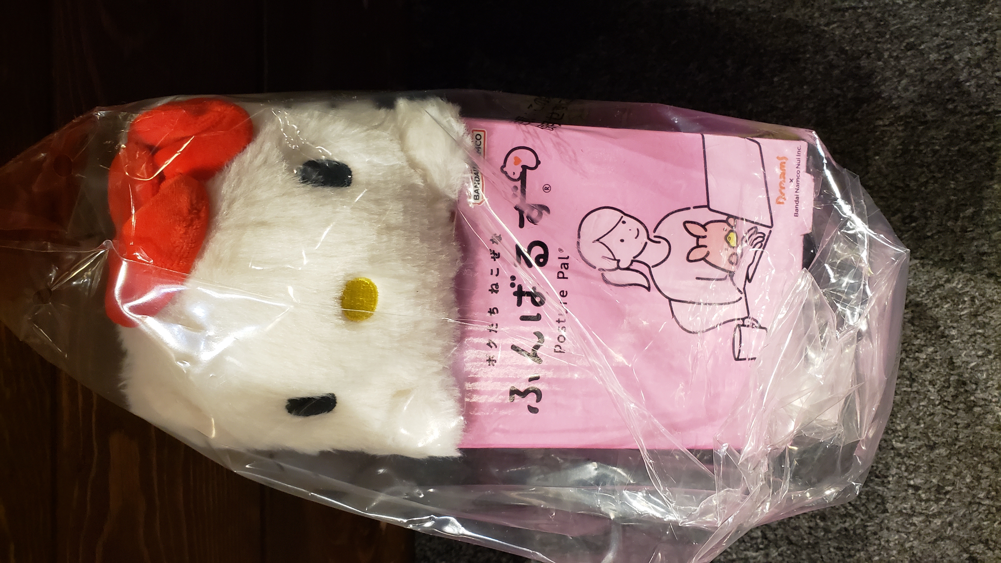 Hello kitty 矯正坐姿公仔