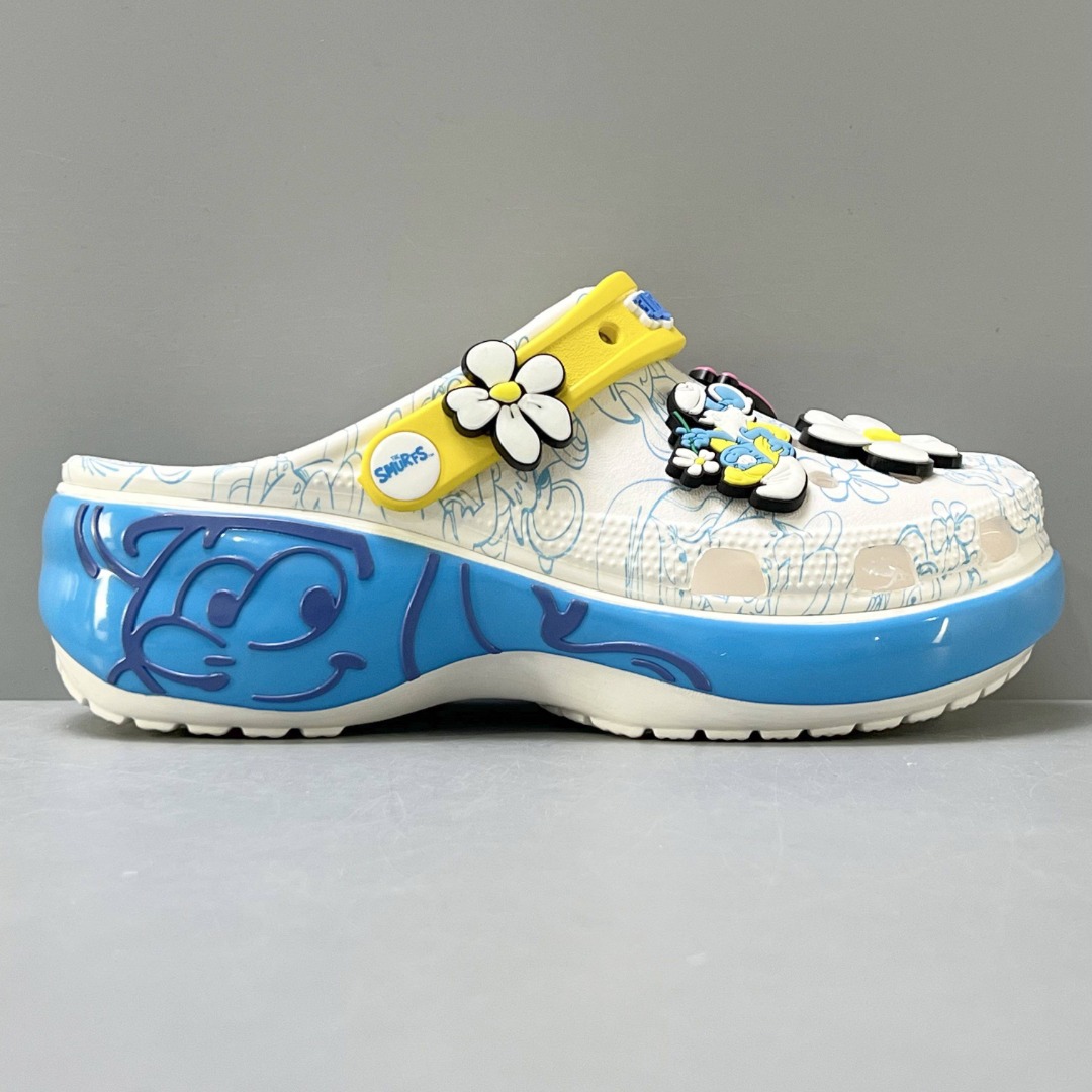 Crocs Smurfs Platform Clog