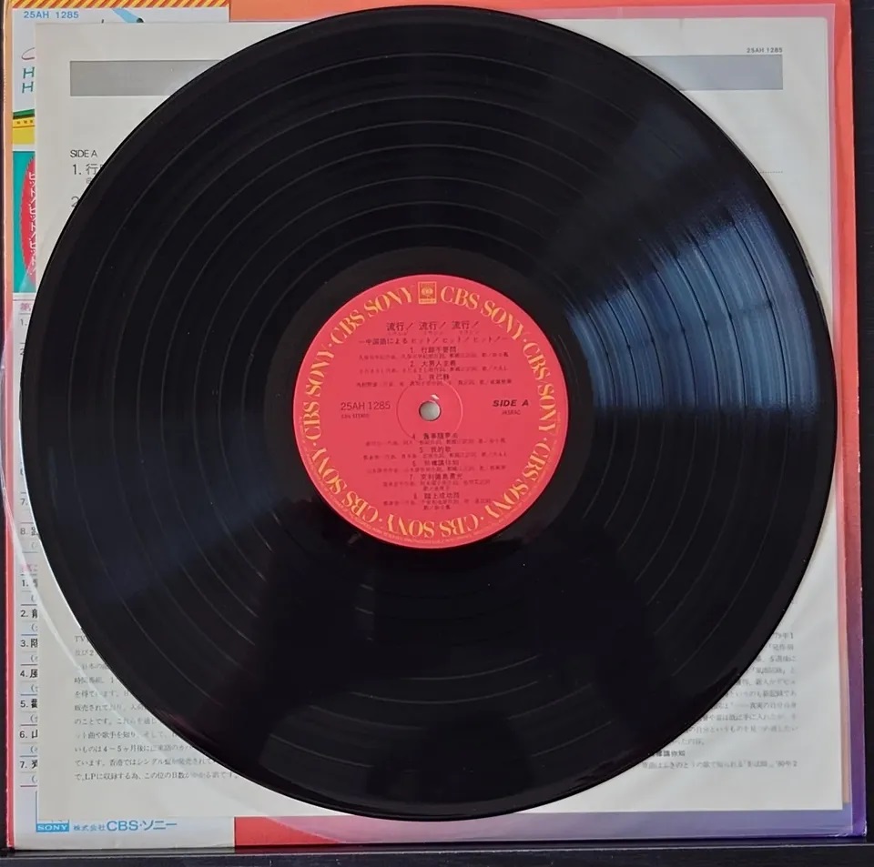 (極貴重) CBS新力羣星 < 日版 - CBS新力羣星盡精英 > 1980 LP黑膠唱片