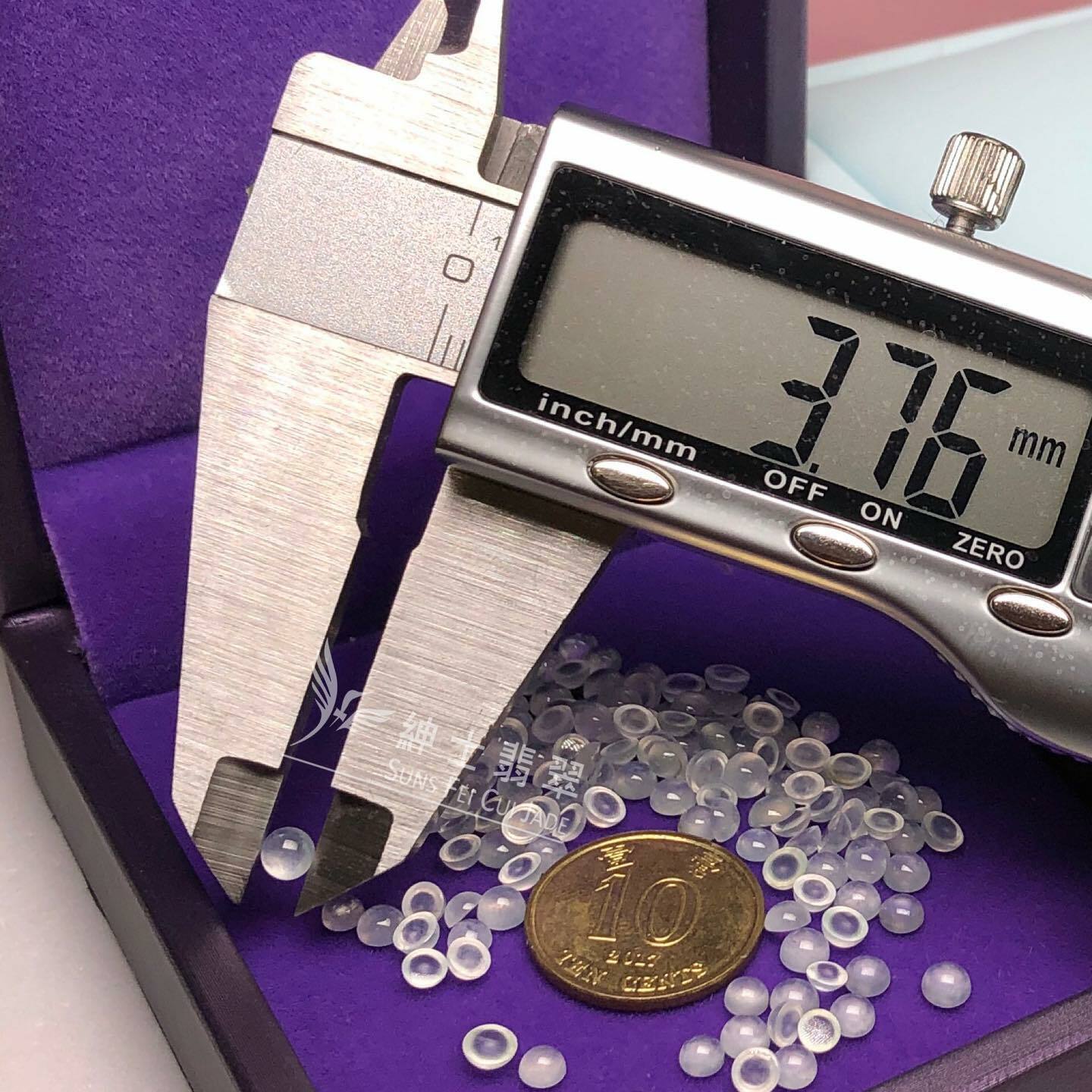 玻璃種蛋面一手150粒