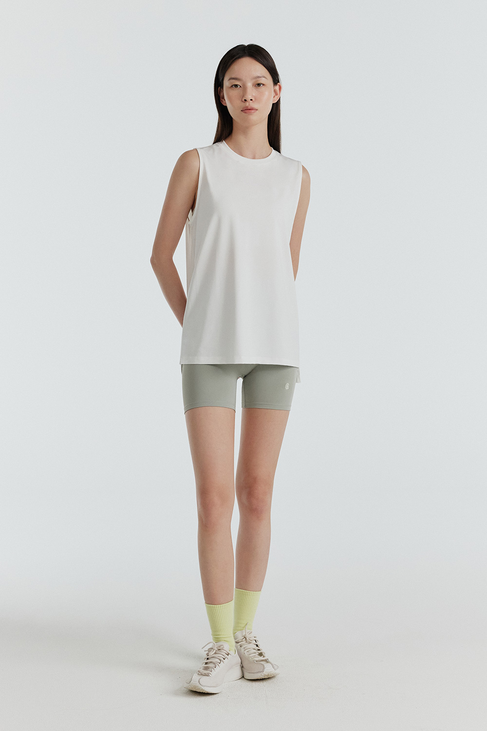 【又薄又有彈性短褲】預購_FDWFLG009 Tina Essential 3-Piece Leggings by front2line
