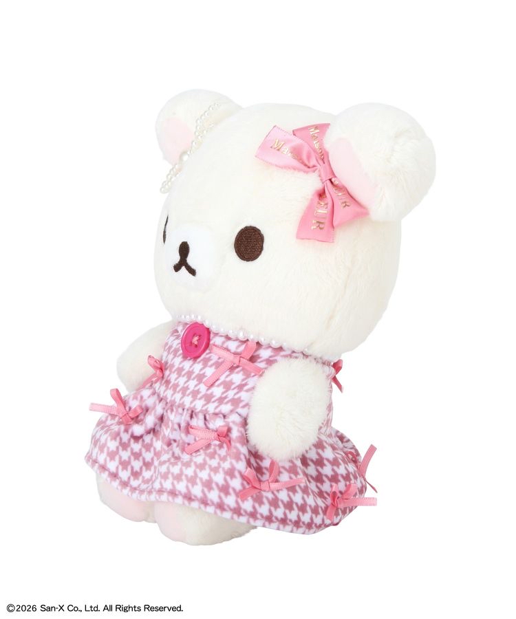 🎀【預訂】Maison de FLEUR × RILAKKUMA 白熊公仔掛飾