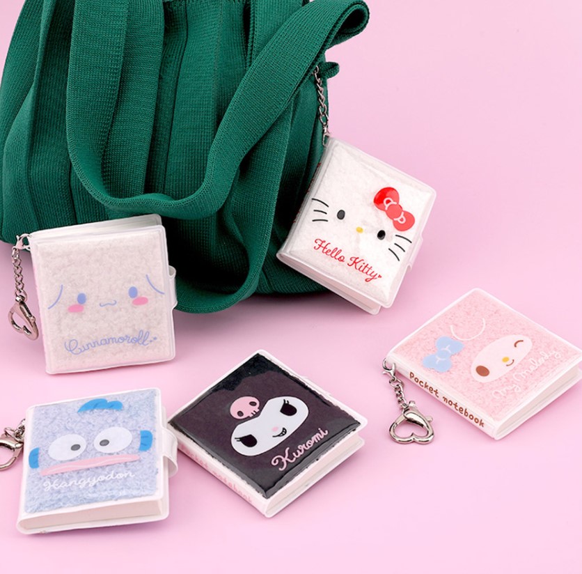  【預訂】韓國直送 Sanrio 迷你筆記本鑰匙圈 